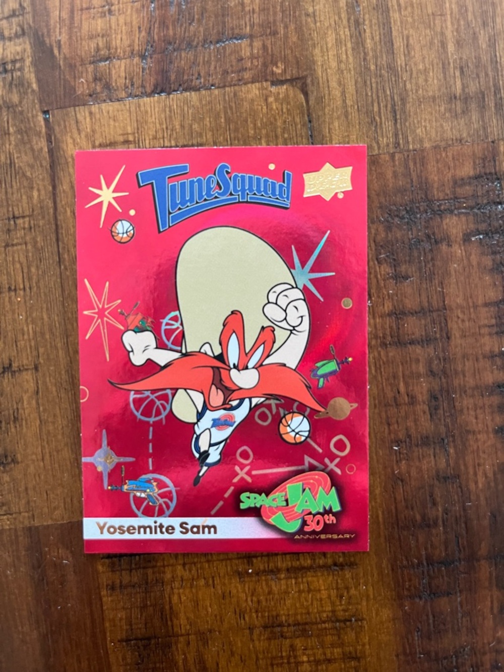 Yosemite Sam Tune Squad Yosemite Sam Space Jam 30th Anniversary Card - Red